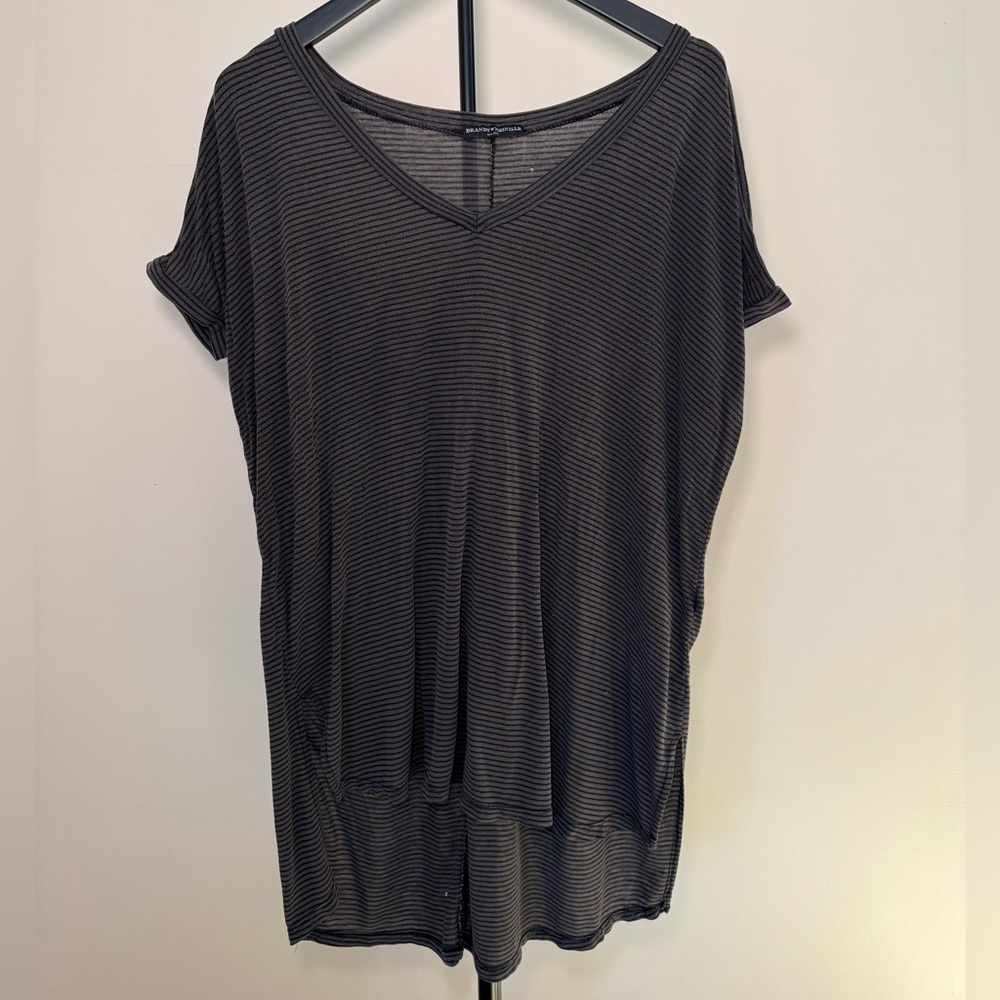 Brandy Melville Vintage Distressed Striped Tee